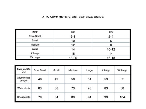 ARA ASYMMETRIC CORSET
